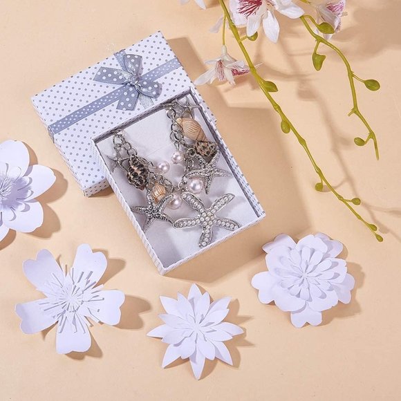 New Starfish Shell Anklet Bracelets Conch Starfish Faux Pearl Anklet Bra… - Picture 3 of 7